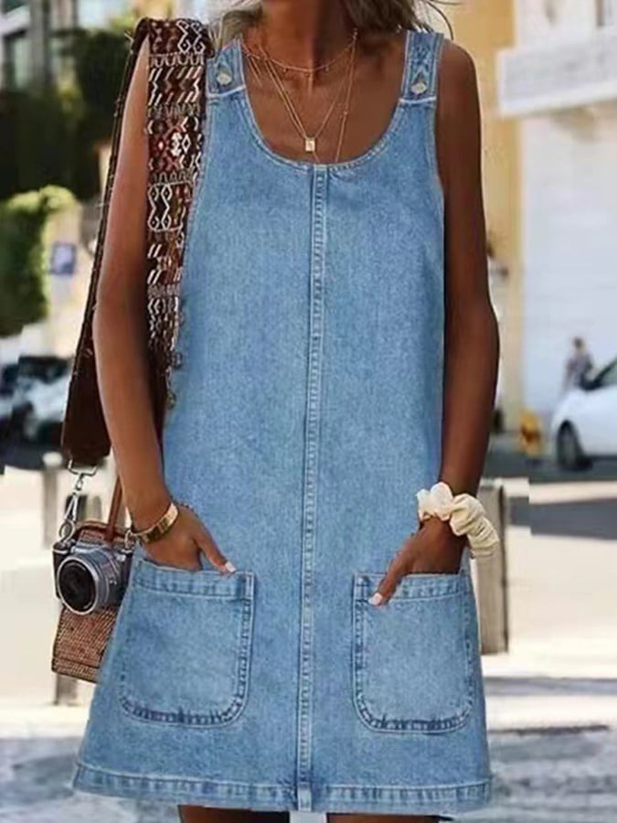 Women's Casual Denim Skirt