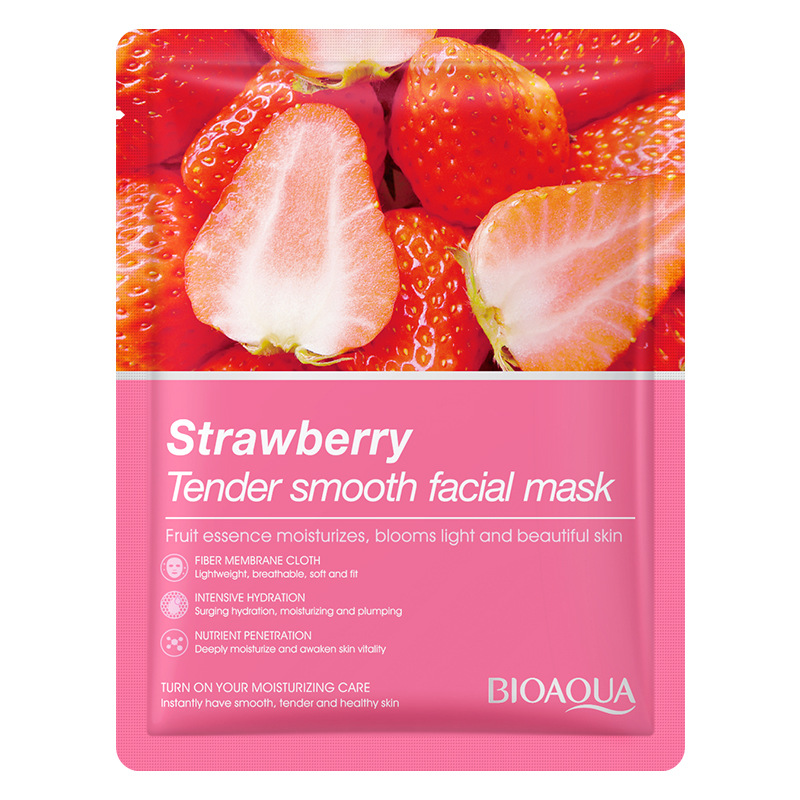 Plant fruit mask sheet pack hydrates and moisturizes to keep skin vibrant and healthy