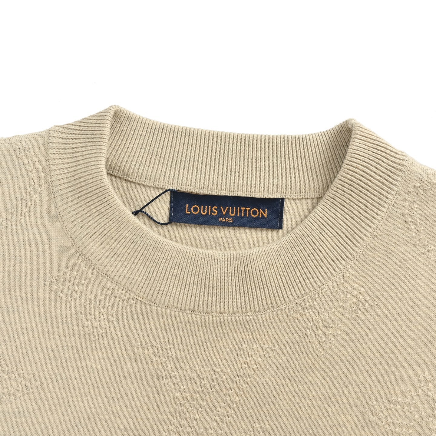 Louis Vuitton 25Fw allover jacquard crewneck sweater
