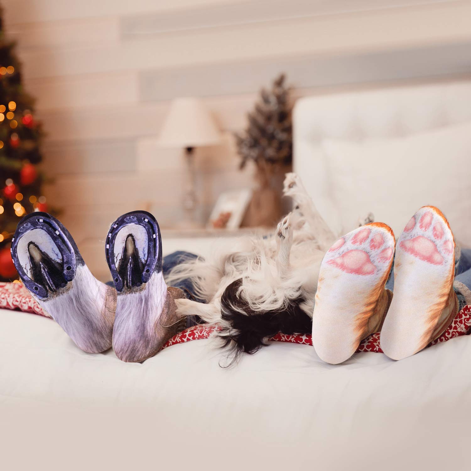 🔥Early Christmas Sale-50% OFF🔥(1SET/6PAIRS)3D Printed Animal Foot Socks-BUY 2SETS GET 10% OFF & FREE SHIPPING