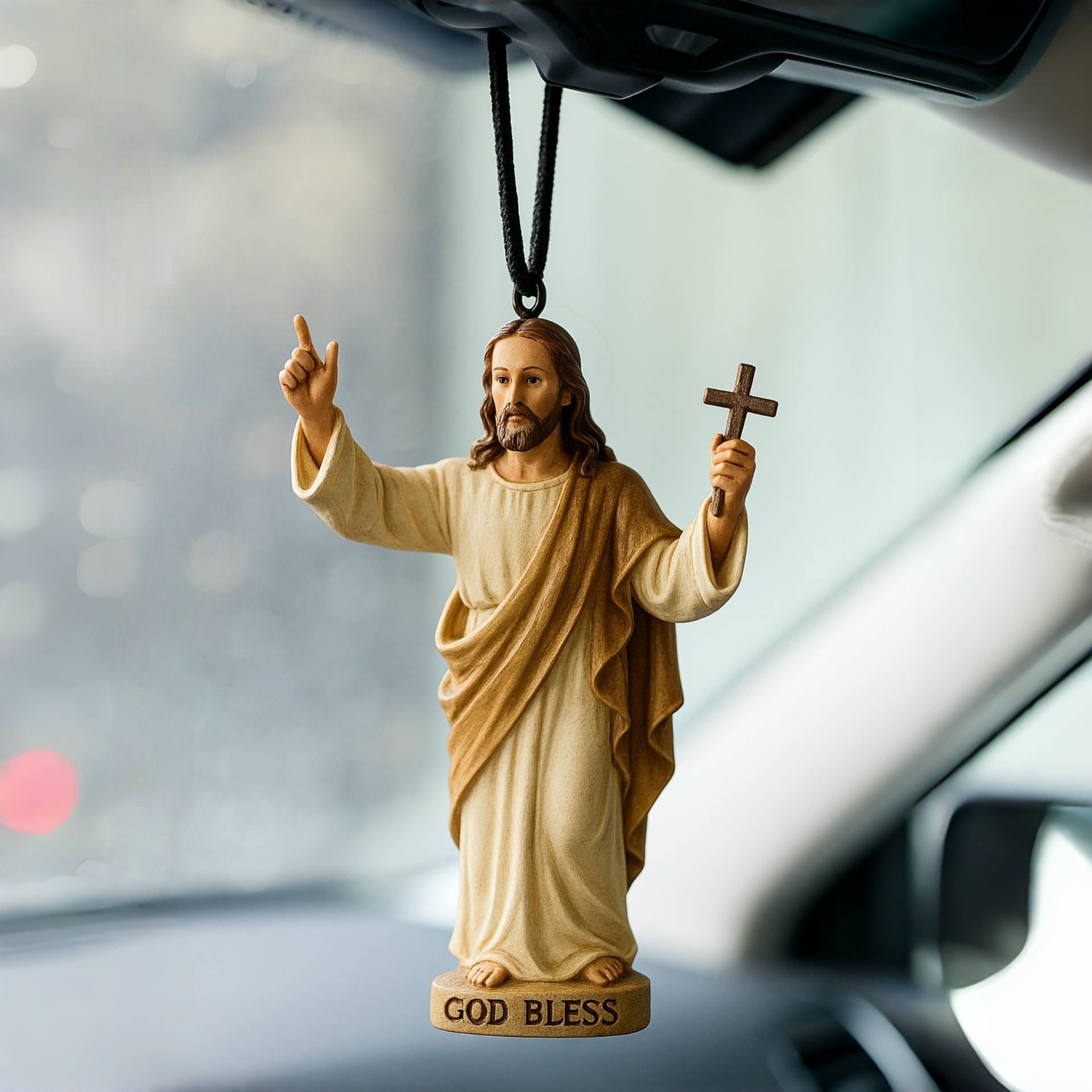 Jesus Car Pendant | Rearview Mirrors Hanging Ornament