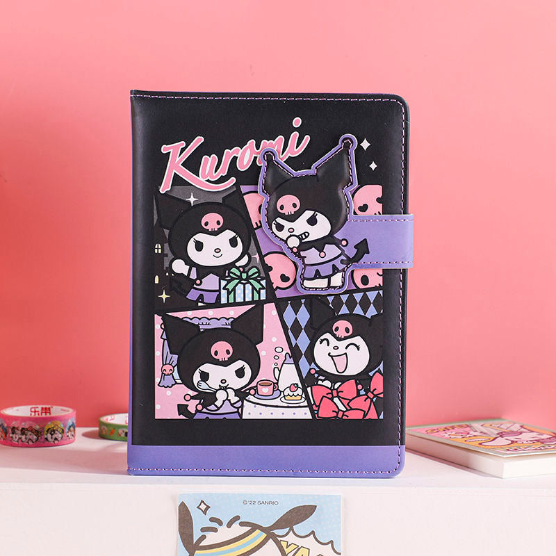 Sanrio Magnetic Clasp Notebook( B5, 6.9x9.8 Inches, 96 Lined Pages)|Diary Personal Journal for Women  Office School Supplies