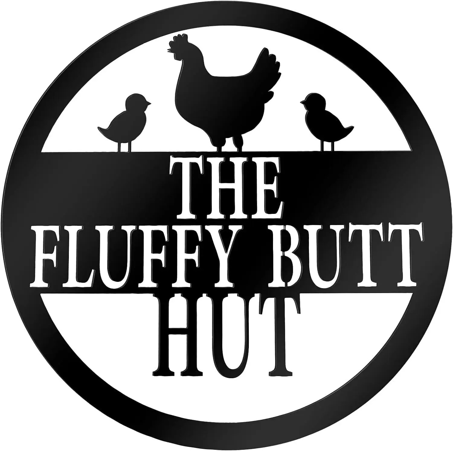 Wall Funny Chicken Coop Decor