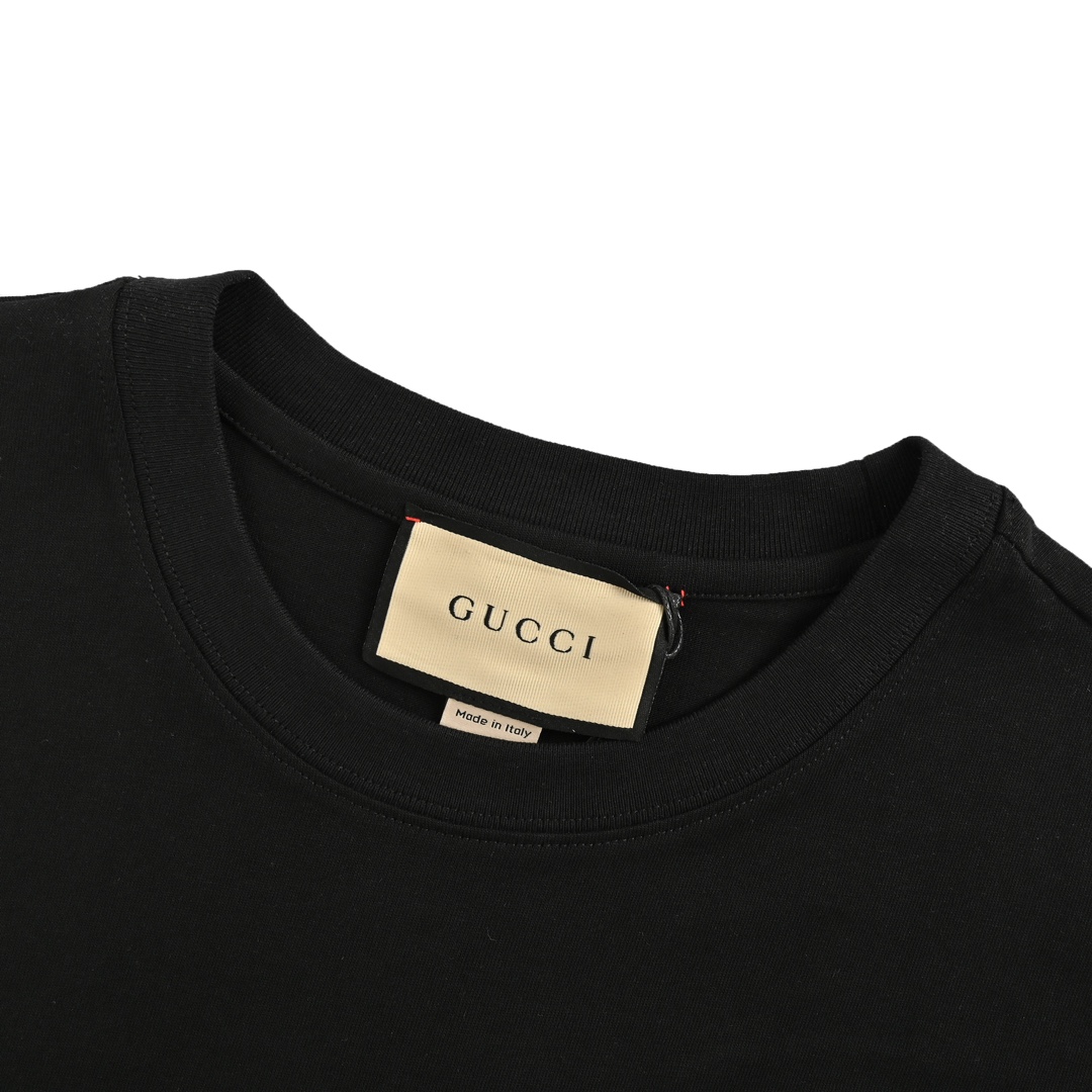 Gucci 24ss pocket double G embroidered short sleeve