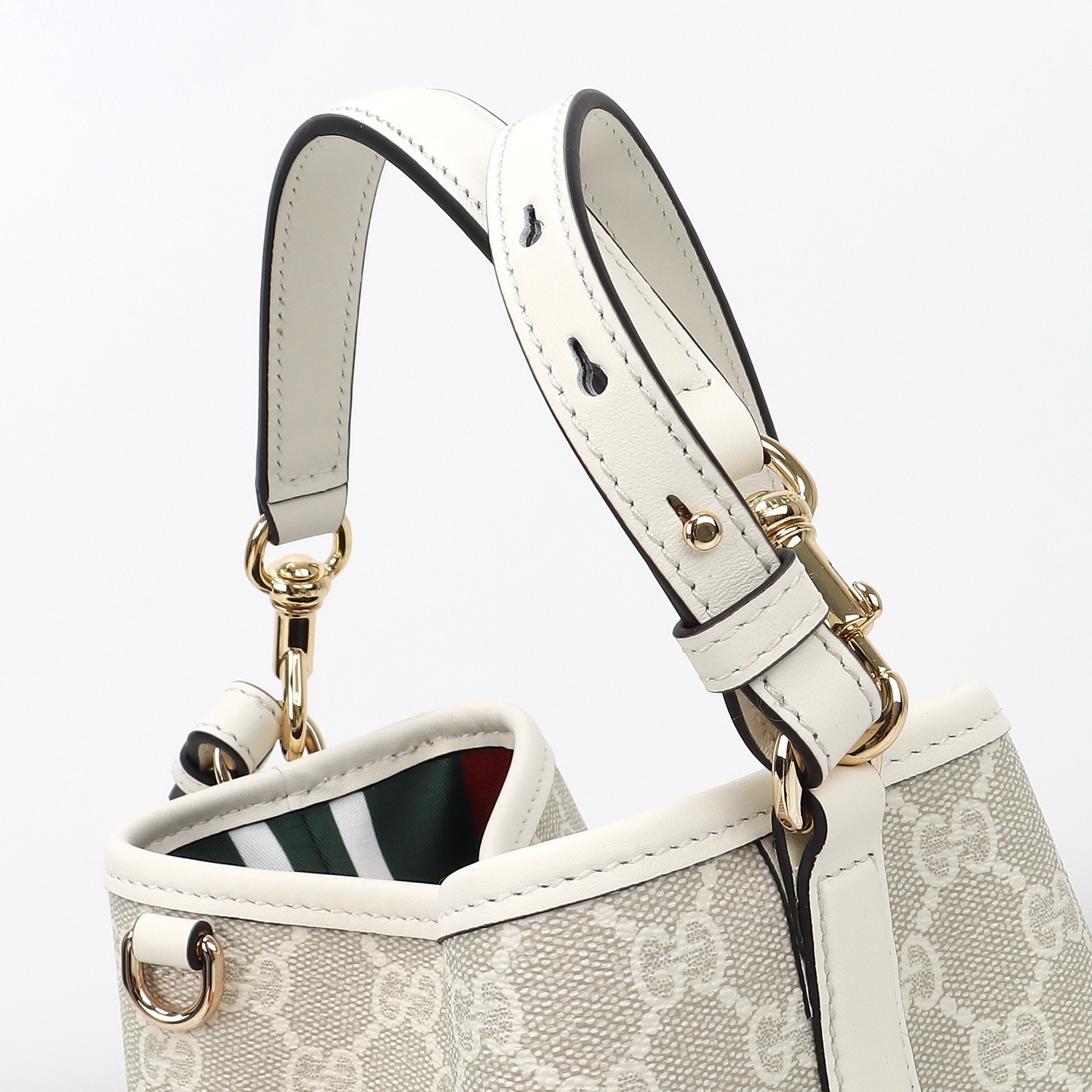 Gucci GG Emblem small bucket bag ‎815118 FAD6L 9641