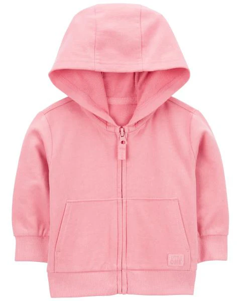 Carter's Zip-Front French Terry Hoodie with Pull-On French Terry Joggers