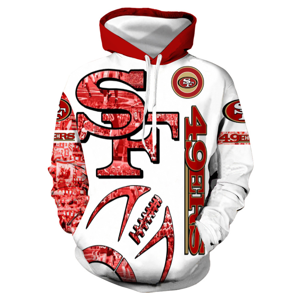 SAN FRANCISCO 49ERS 3D HOODIE SF2210