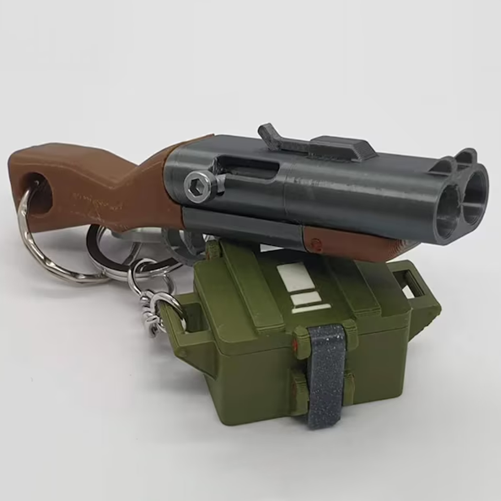 Break Action Shotgun Keychain