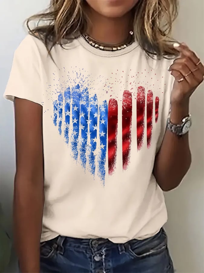 Women's We The People Print Casual T-Shirt