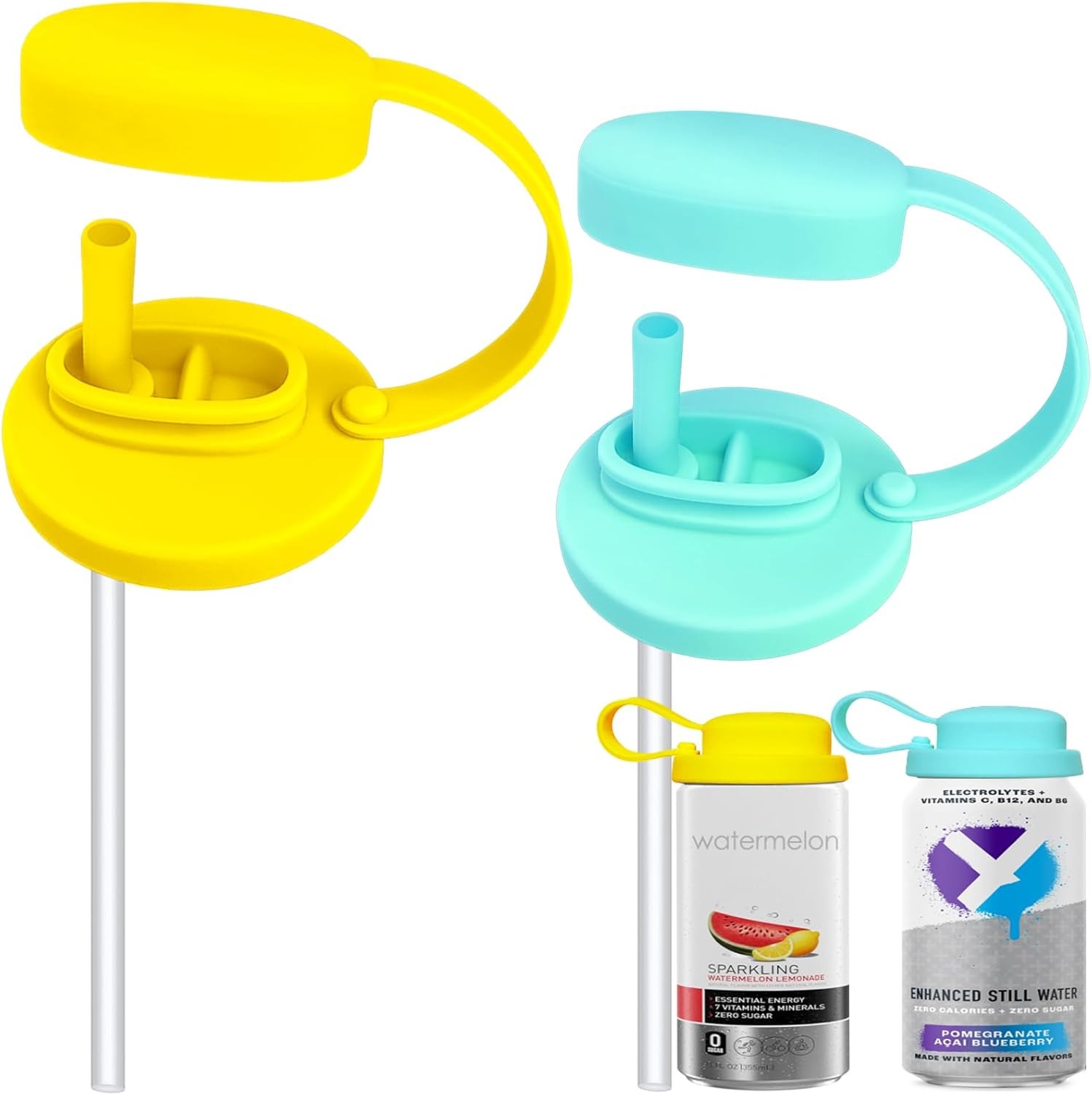 🔥On sale🔥Reusable jar lid with straw