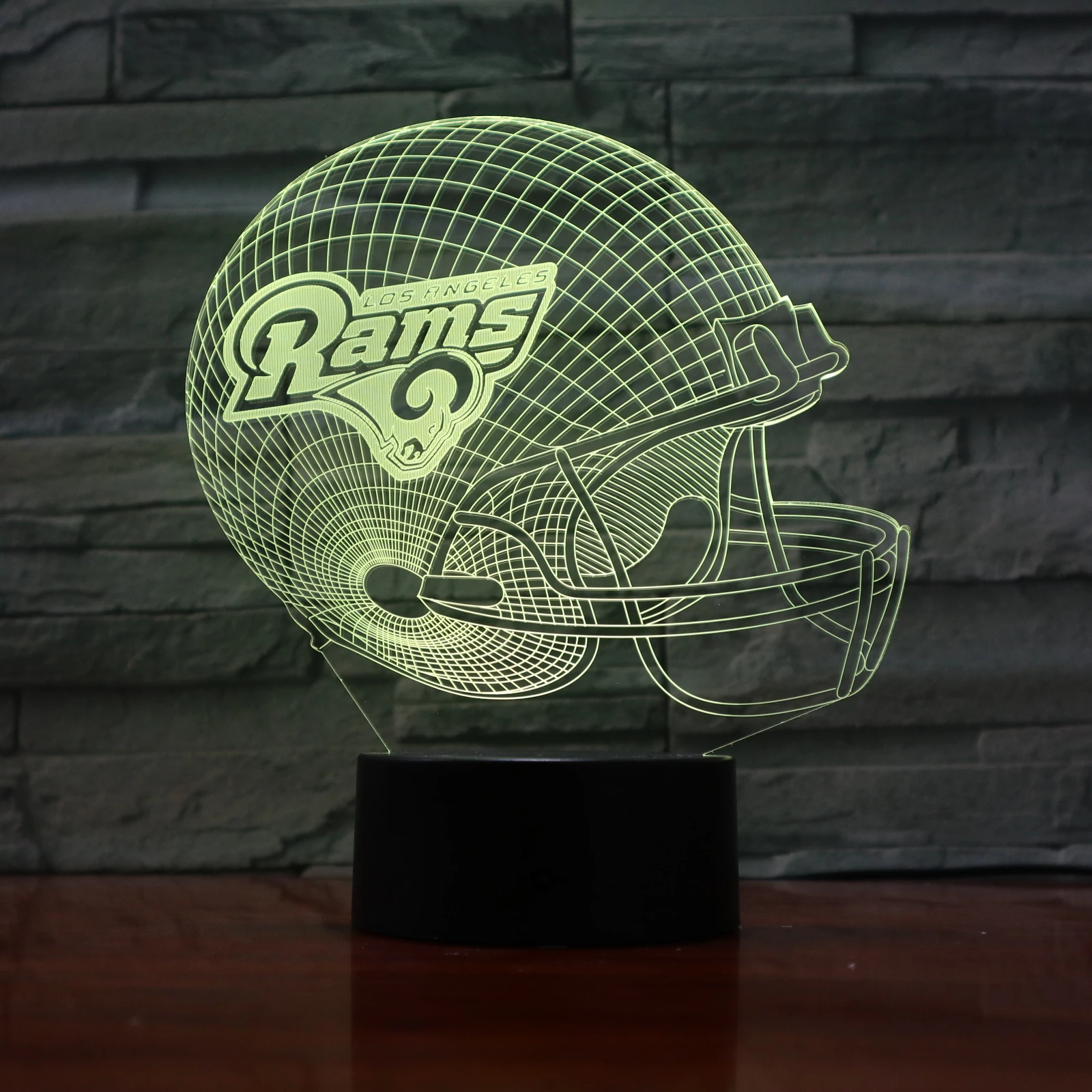 LOS ANGELES RAMS 3D LED LIGHT LAMP
