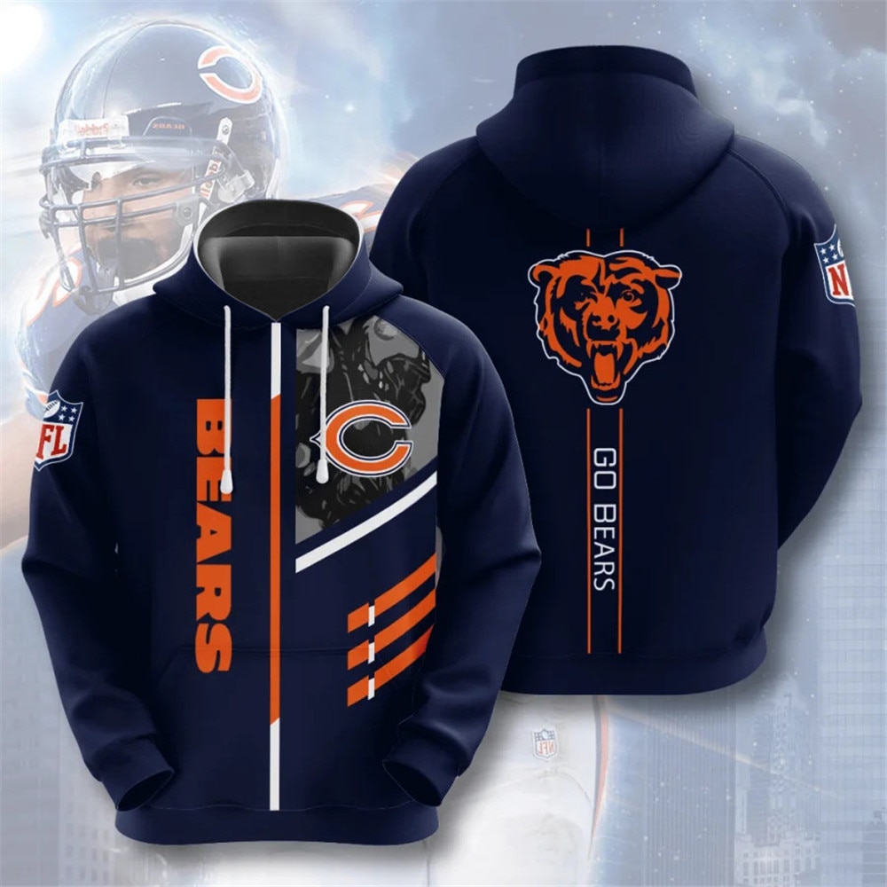 CHICAGO BEARS 3D HOODIE CCBB010