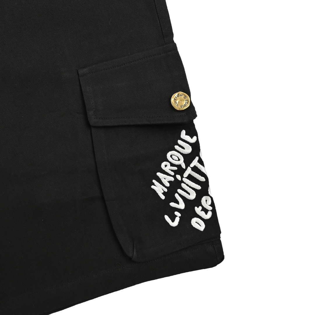 Louis Vuitton 24ss pocket embroidered cargo shorts