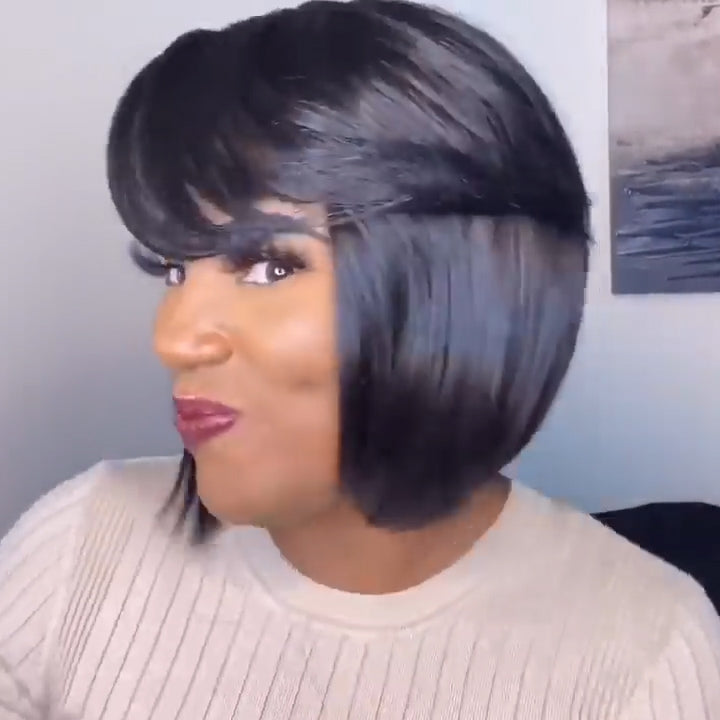 New Straight Bob Wig
