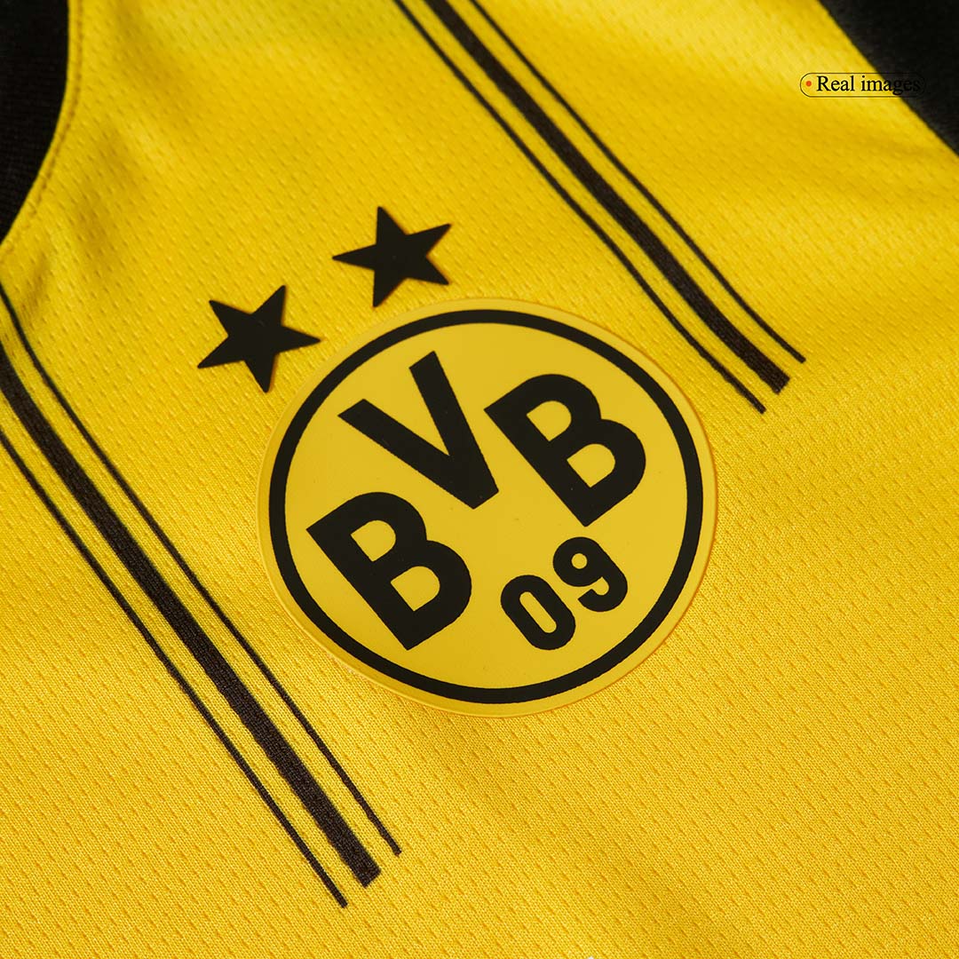 Borussia Dortmund Custom Home Kids' Football Kits 2024/25