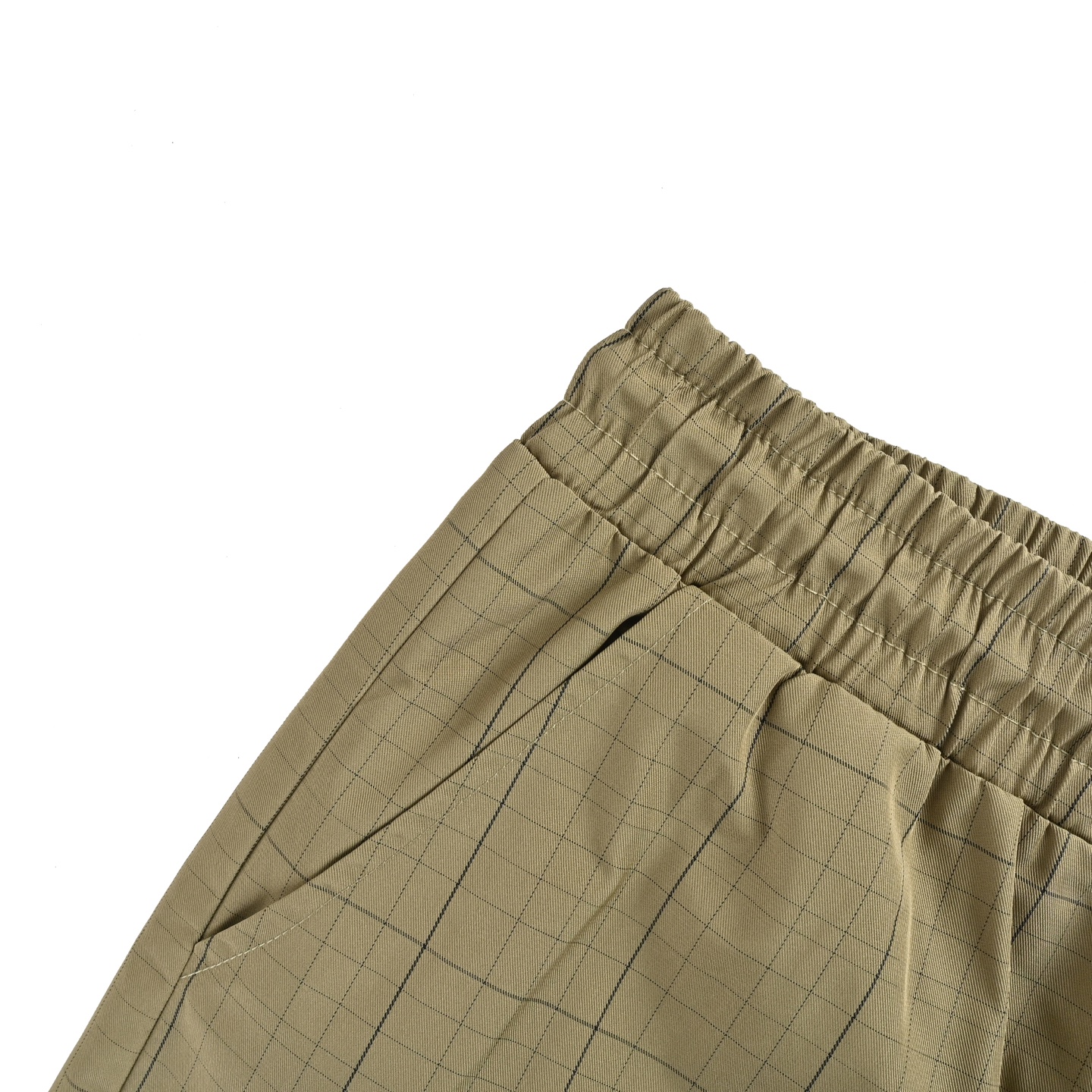 Balenciaga 25ss ring-stamped plaid shorts