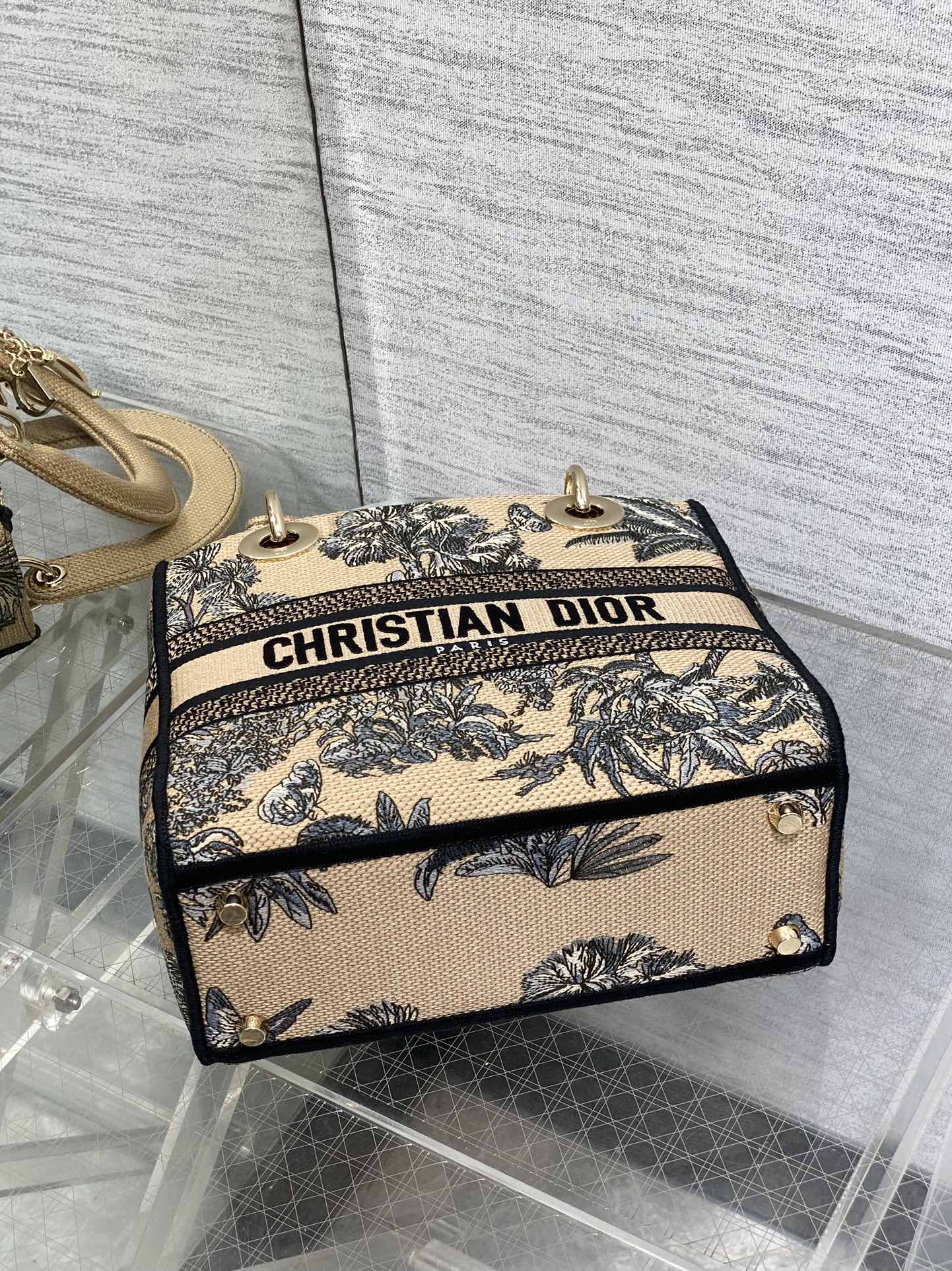 Dior Lady Summer Collection Embroidered Lady Bag