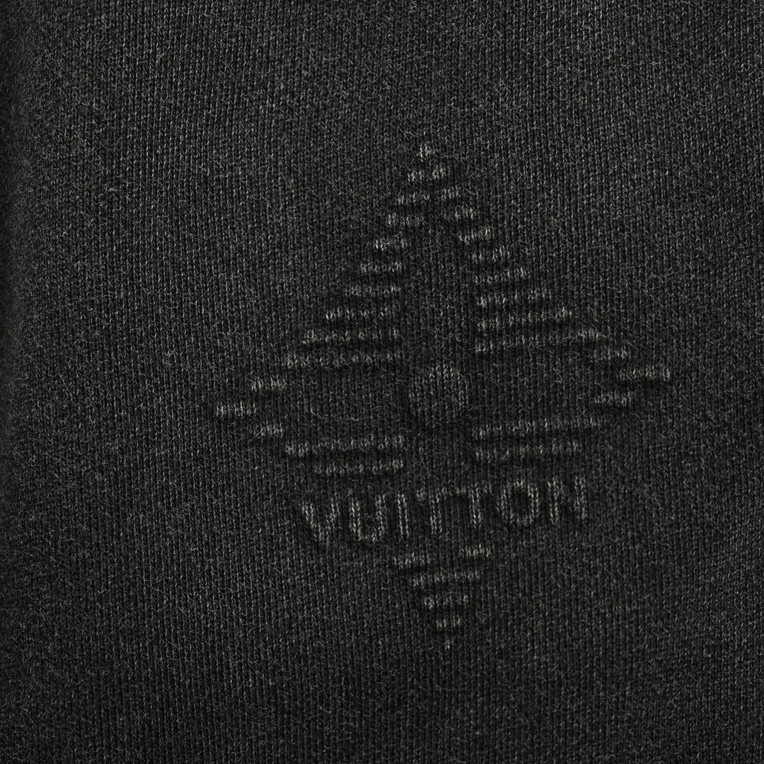 Louis Vuitton Logo Embossed Jersey Cotton Drawstring Sportswear Pants