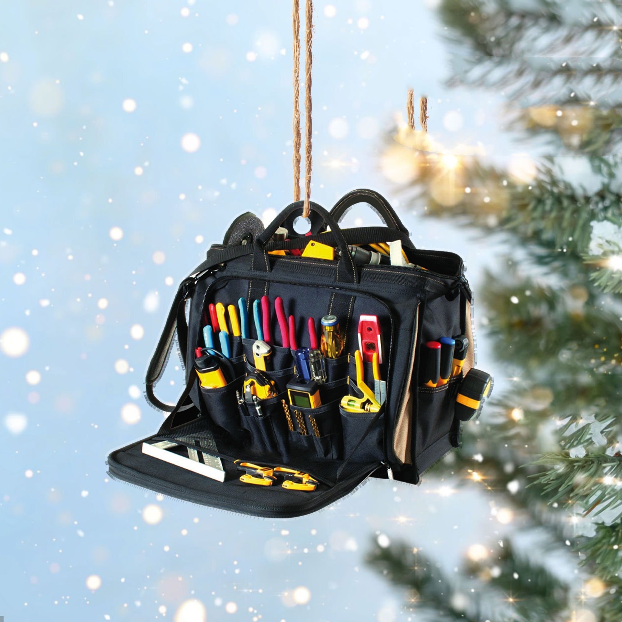 🧰Electrician Tool Bag Ornament | Worker Gift🧑‍🔧🎁