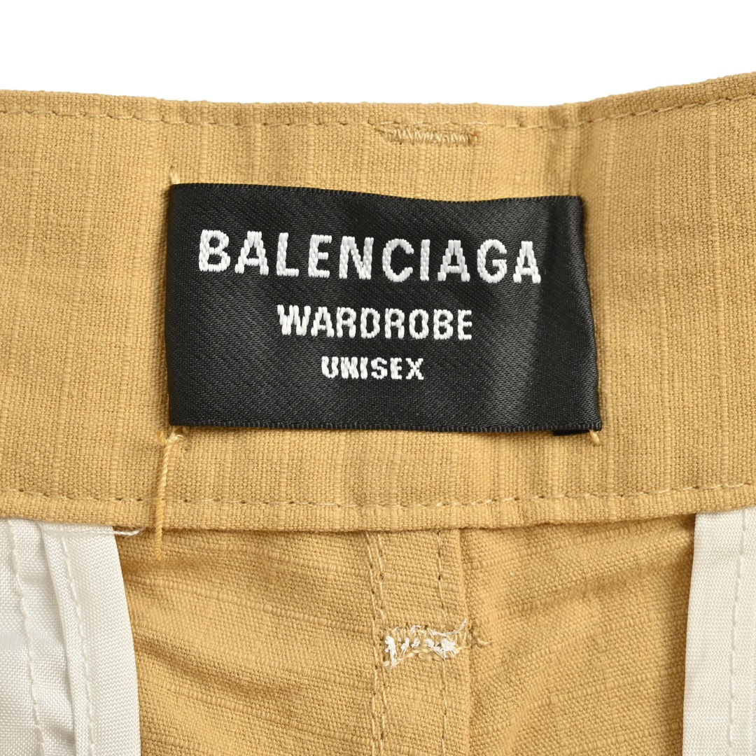 Balenciaga 24Fw paneled wide-leg jeans