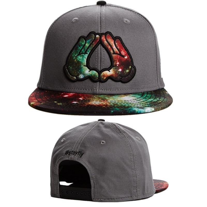 Street dance men and women's trendy embroidered street sun hat flat brim hip hop hat