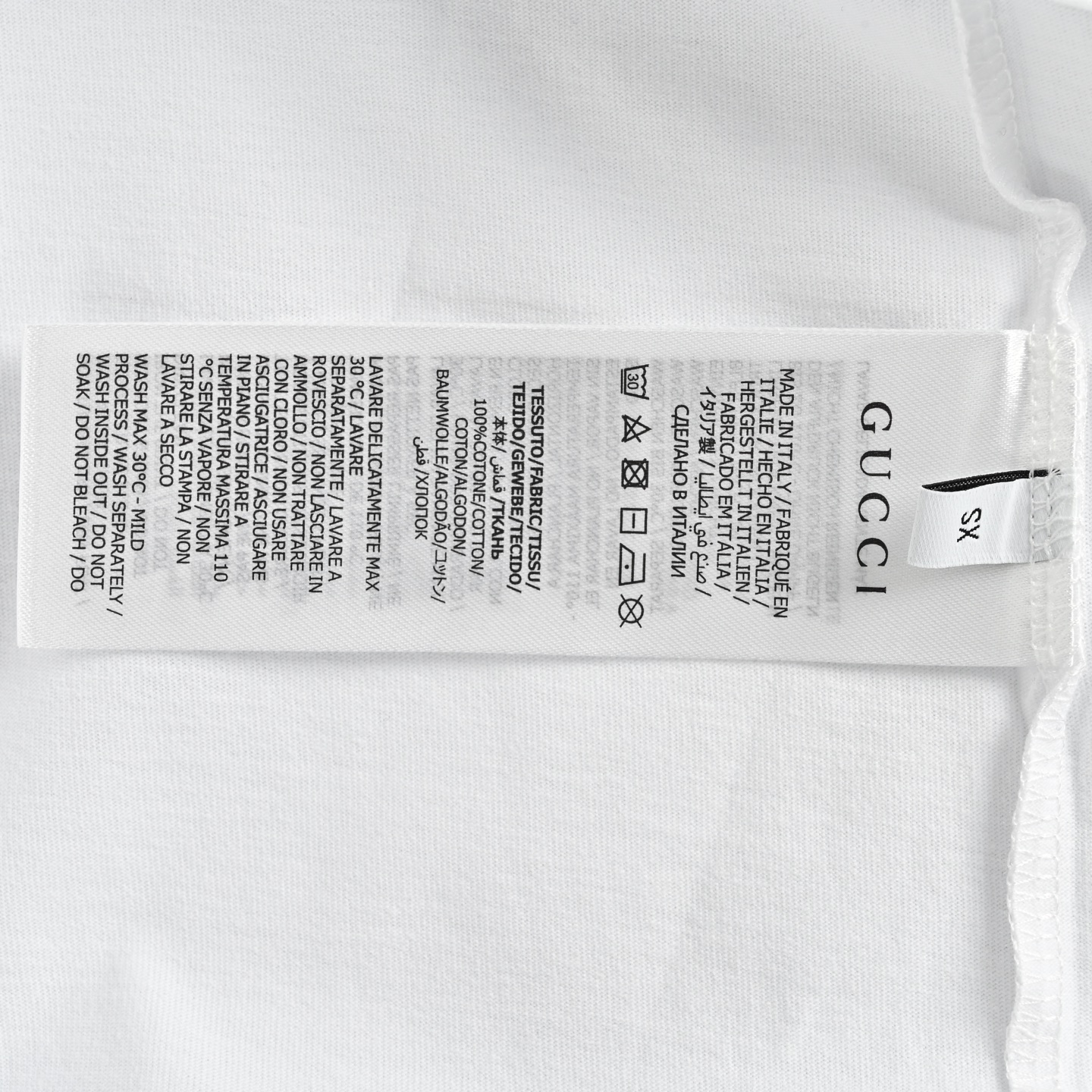 Gucci 25ss GG letter embroidered short sleeve