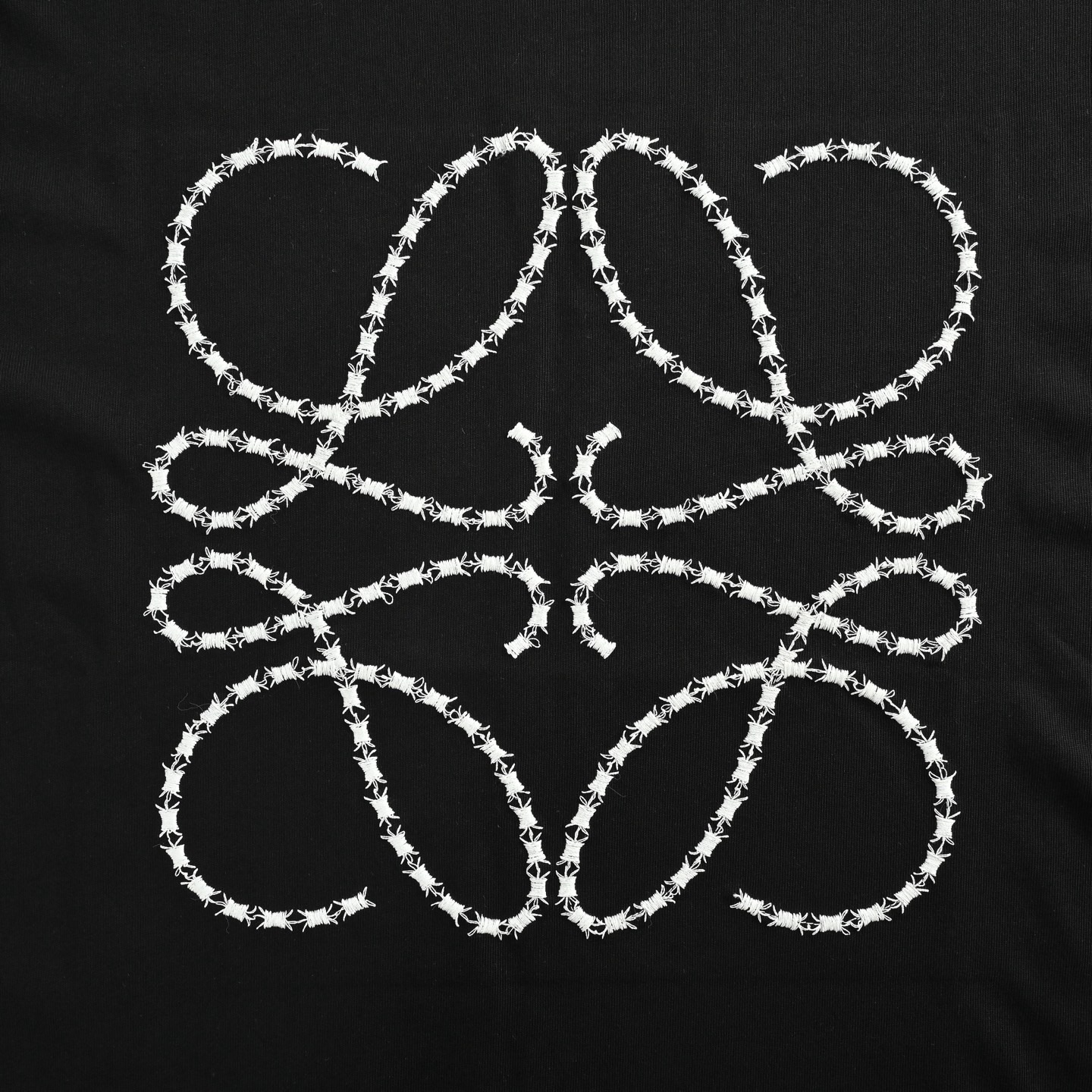 Loewe 25ss embroidered logo short sleeve