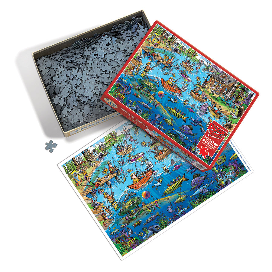 DoodleTown: Gone Fishing | 1000 Piece