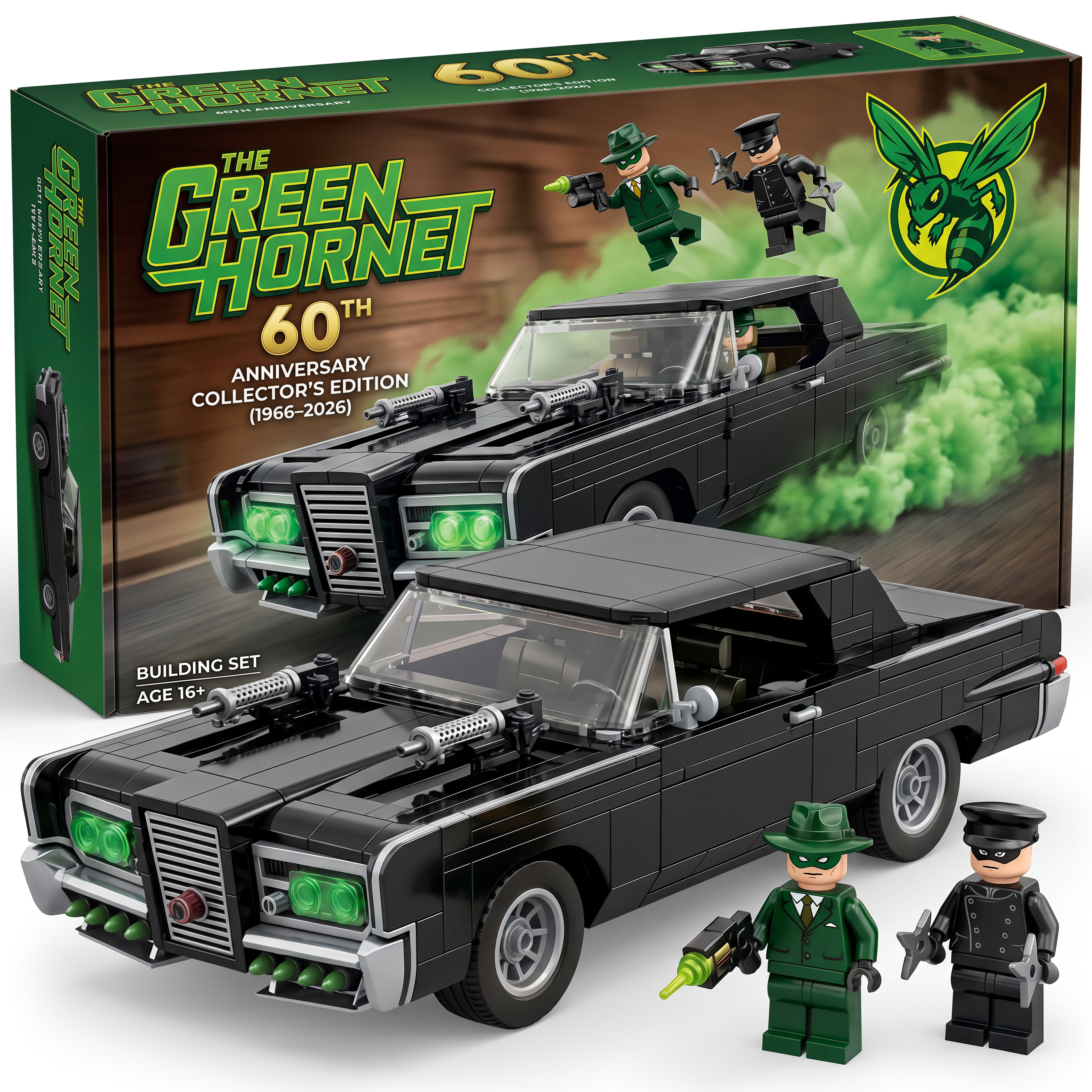 The Green Hornet 60th Anniversary Collector’s Edition Building Set