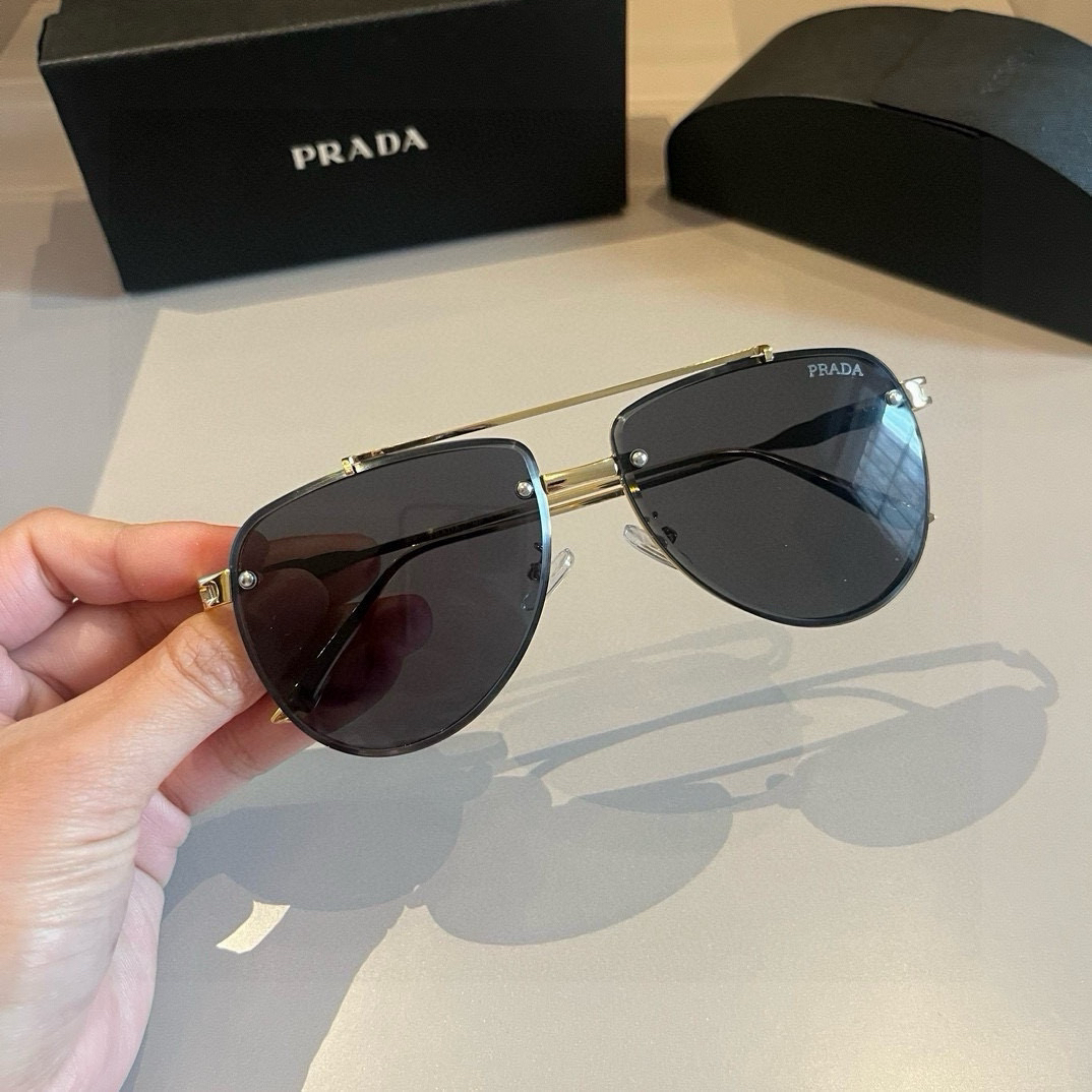 Prada round frame sunglasses