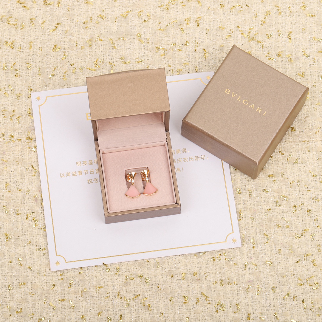 Bulgari fan earrings