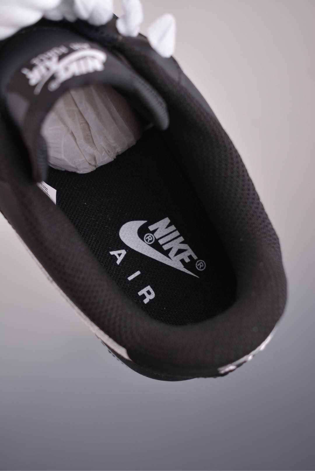 Nike Air Force 1 Low Thick Straps Black and White