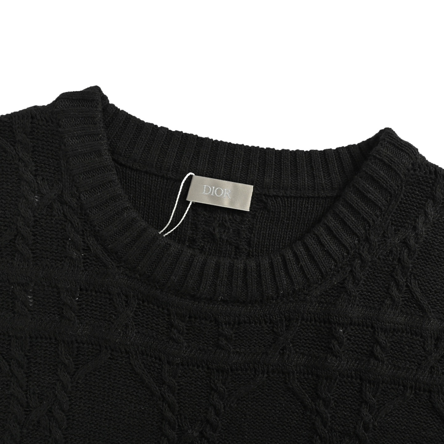 Dior 25Fw cannage cashmere crewneck sweater