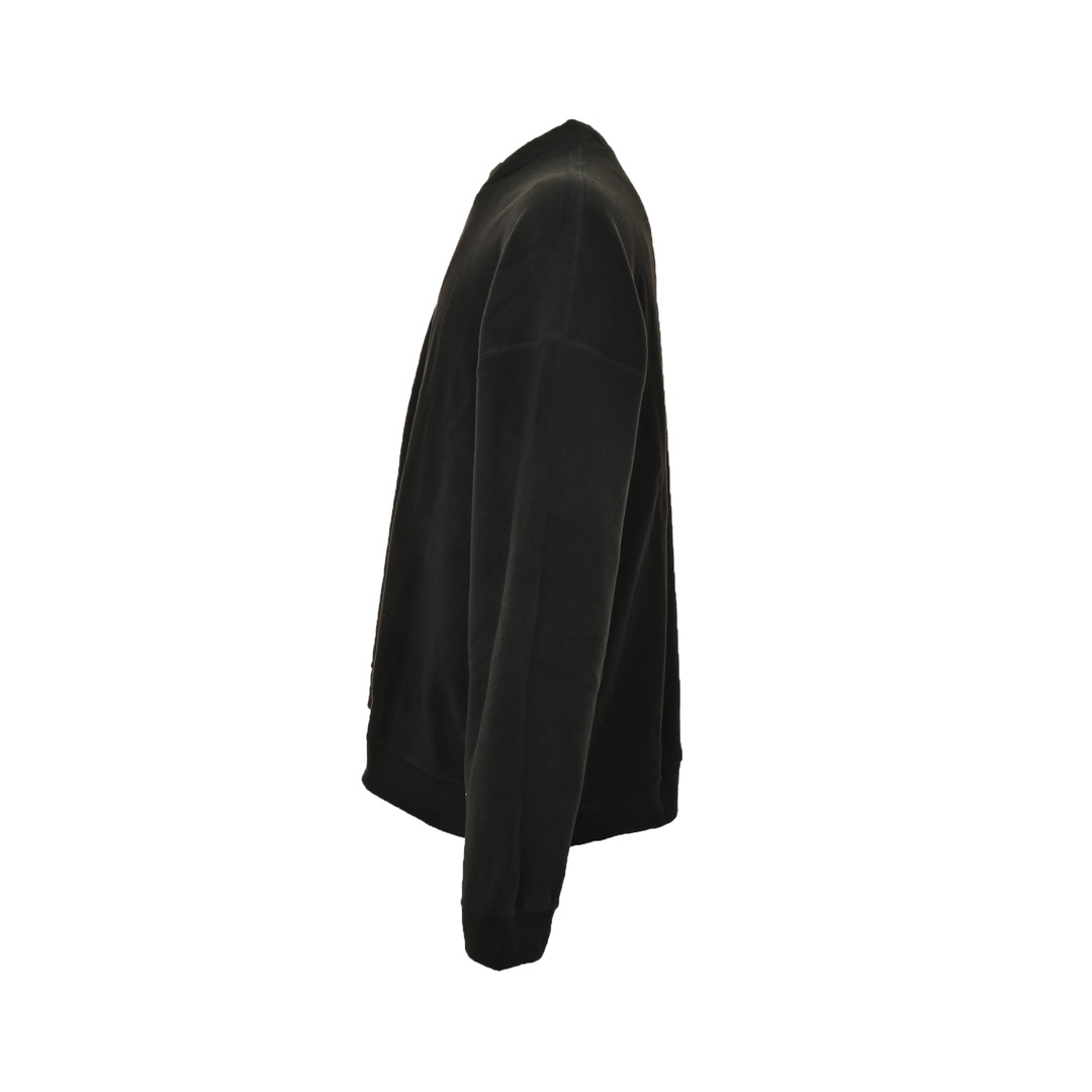 Balenciaga 24Fw polar fleece 3B embroidered crew neck sweatshirt
