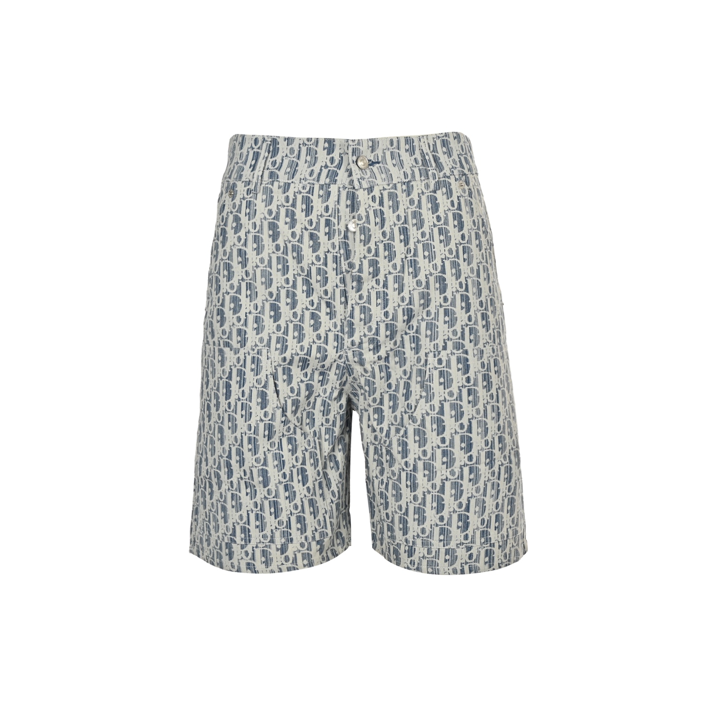 Dior 25ss floral print denim shorts
