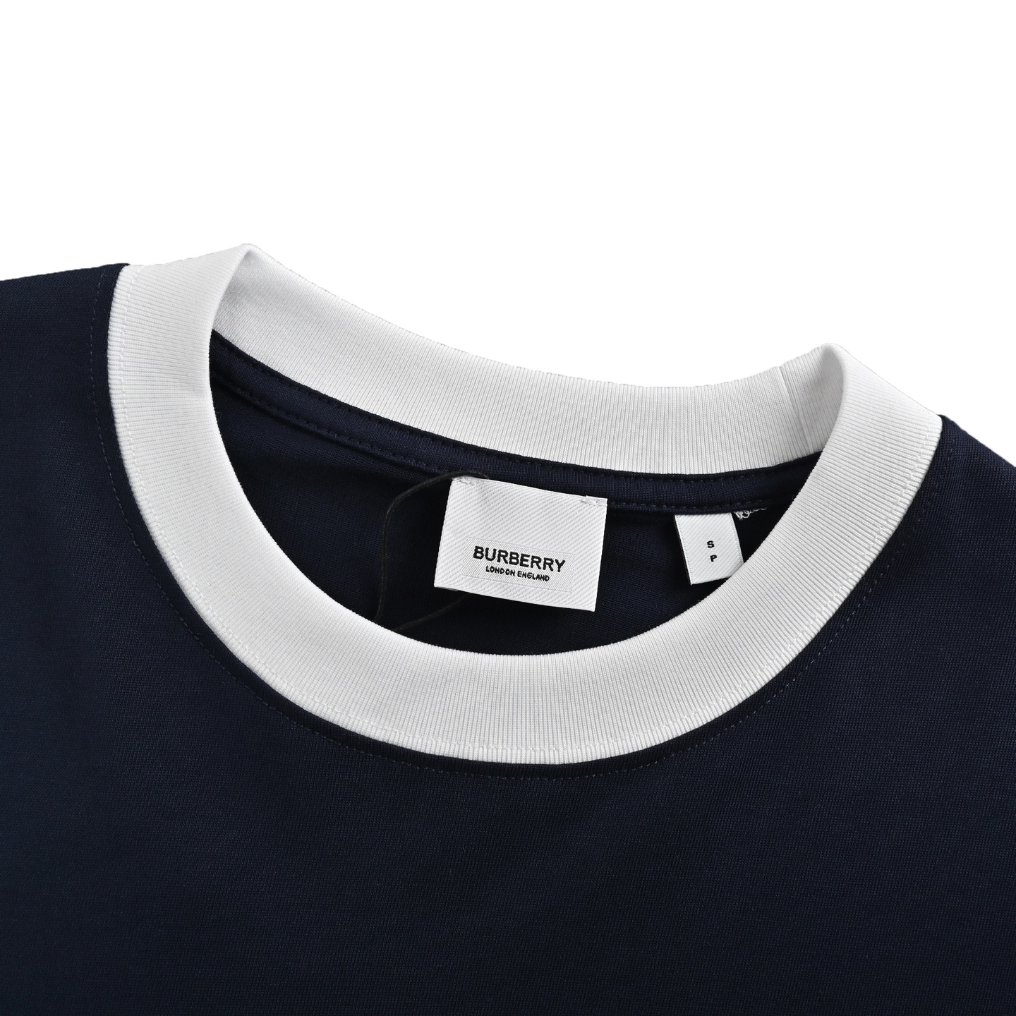 Burberry 25ss contrast collar horse print short sleeves