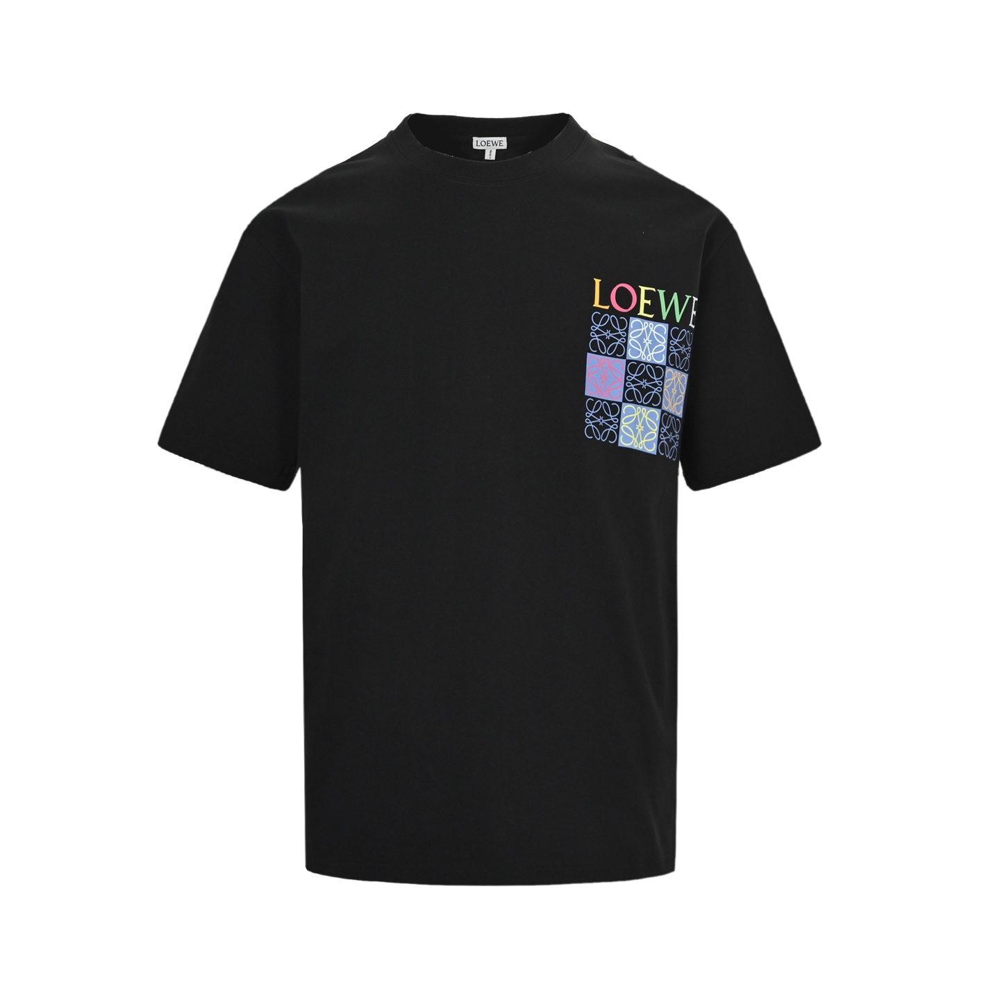 Loewe 25ss printed lettering logo short-sleeved shirt