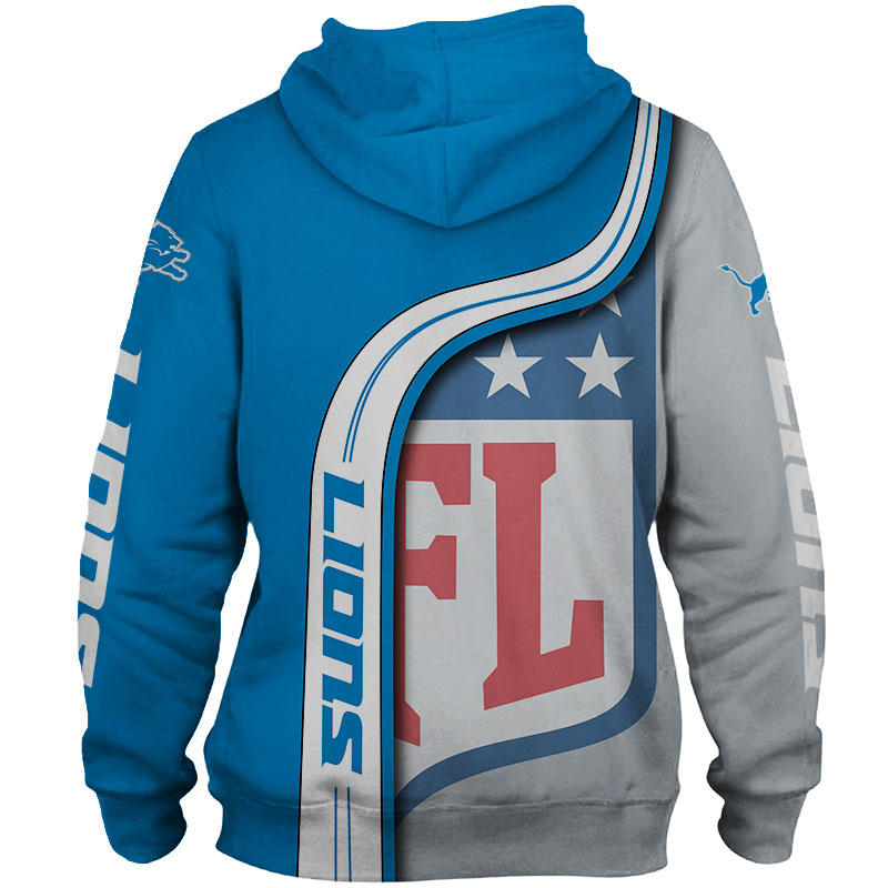 DETROIT LIONS 3D HOODIE  DDLL001