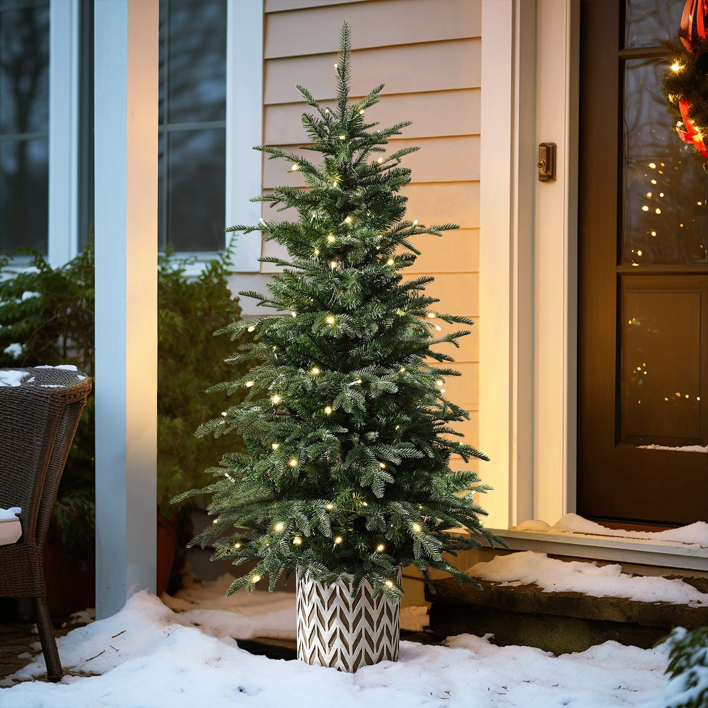 On Sale🔥Staked Twinkling Fraser Fir Tree