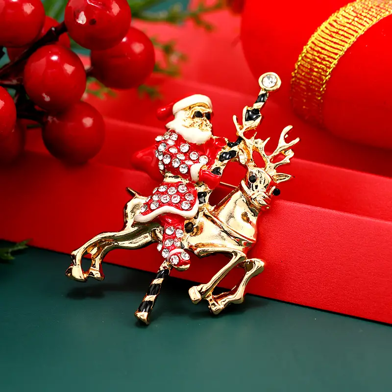 🎄🎅 Early Christmas Sale 50% OFF - Cute Christmas Themed Brooches Snowman, Reindeer, and Christmas Tree