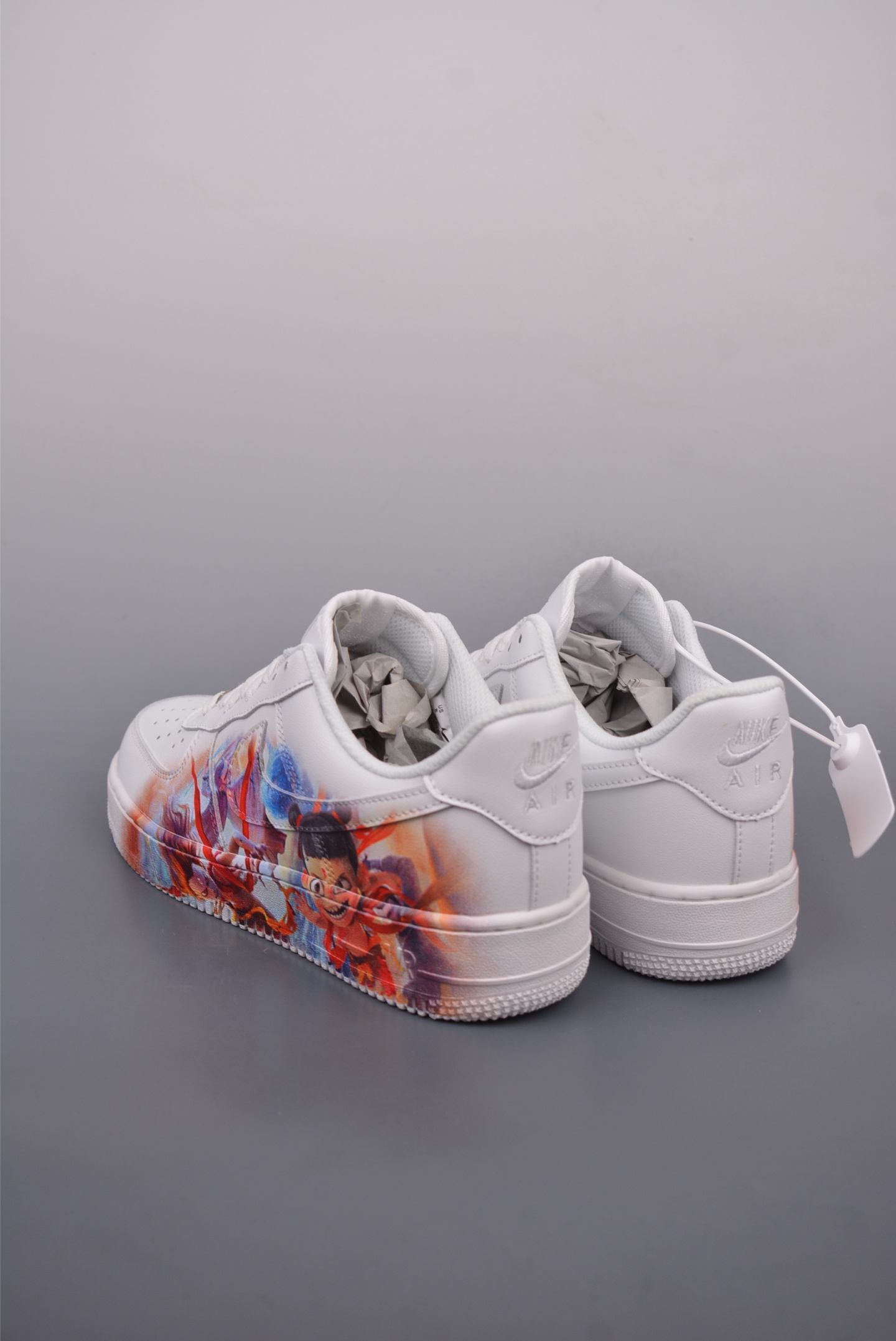 Nike Air Force 1 Low Nezha 2 themed custom edition CW2288-111