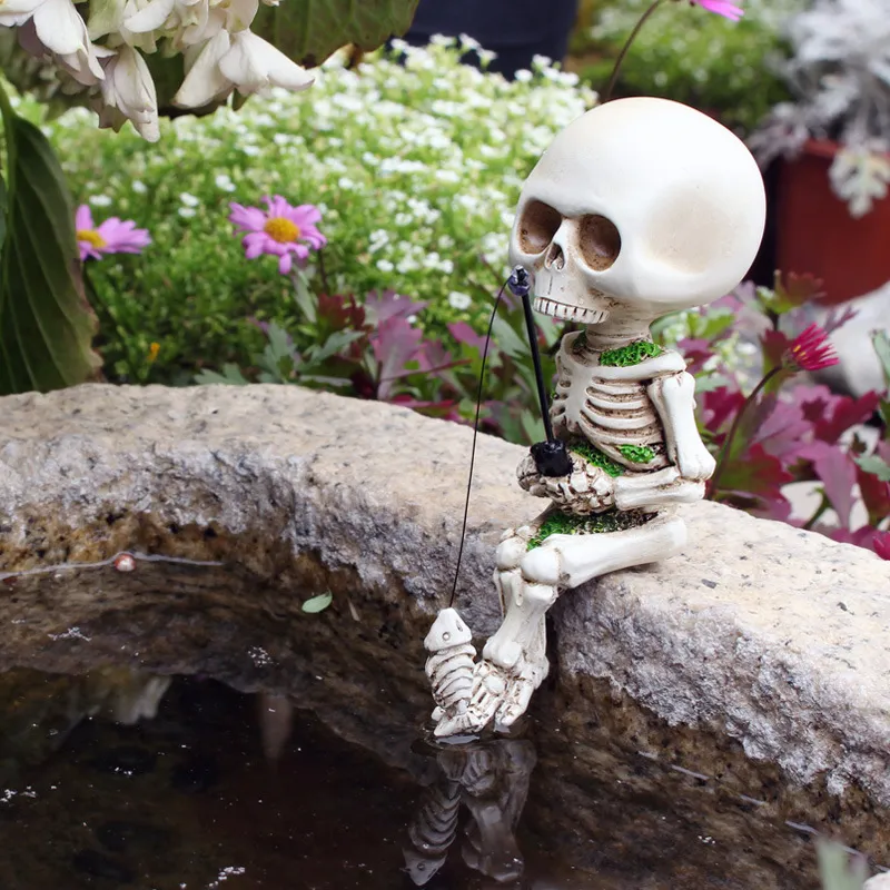 🔥Last Day Promotion-50% OFF🔥FISHING SKELETON GARDEN ACCESSORY