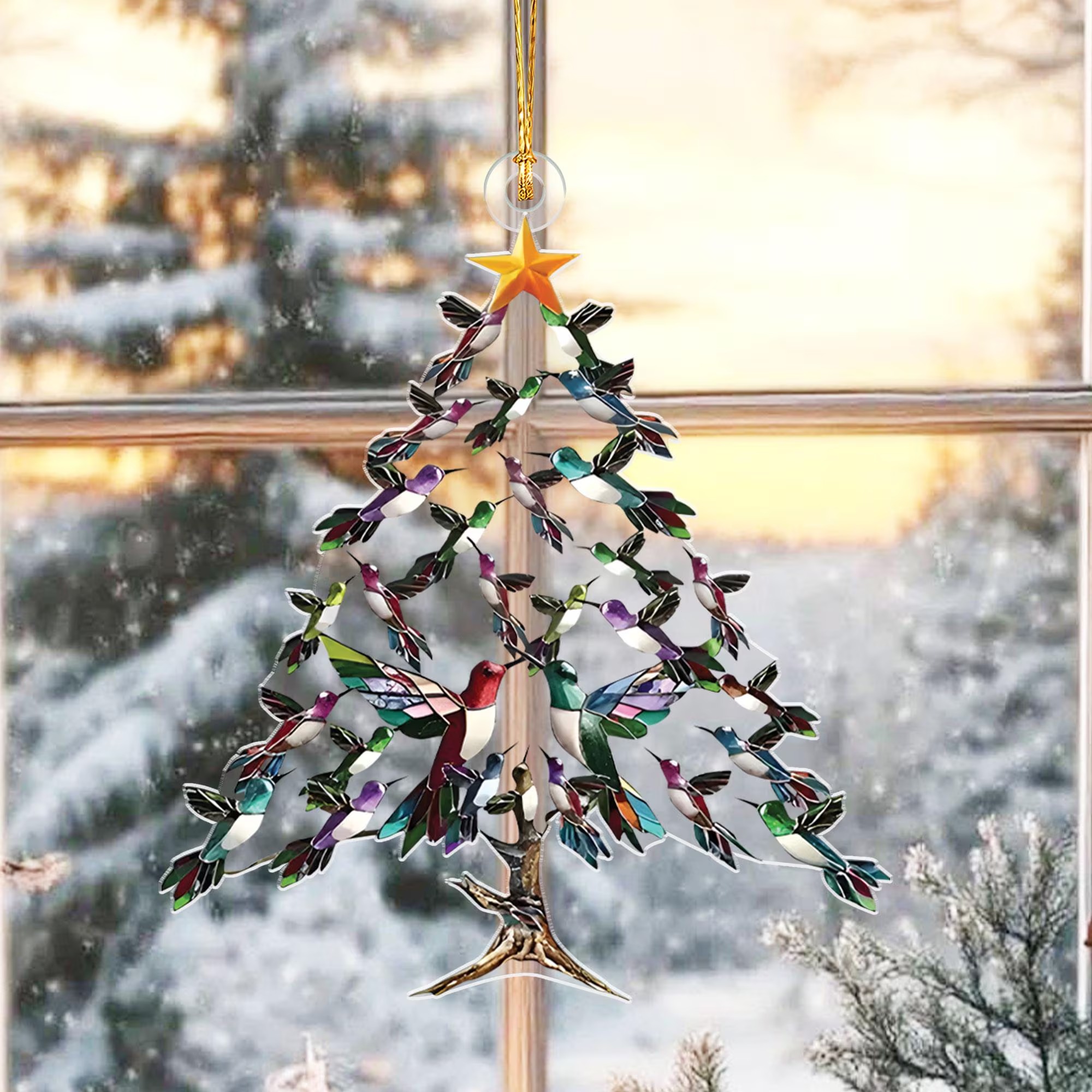 🔥Limited Edition🎁Hummingbird Christmas Tree Ornament🐦️🎄