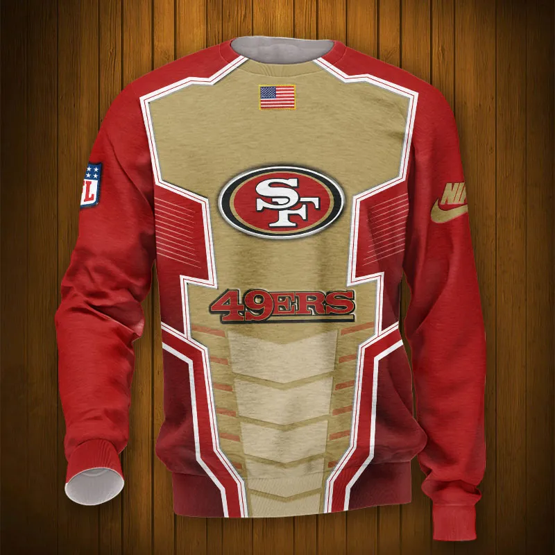SAN FRANCISCO 49ERS 3D HOODIE TTB4326