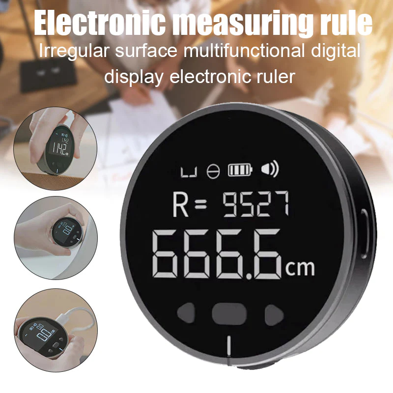 🔥Last Day 50% OFF🔥High Precision Digital Tape Measure Smart Long Distance Rolling Measuring Tool