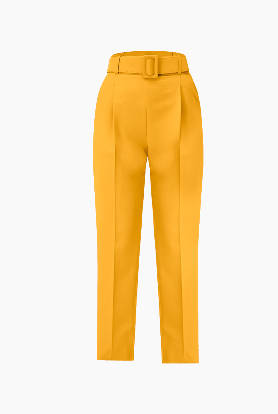 Pantalon sastreado en tono naranja
