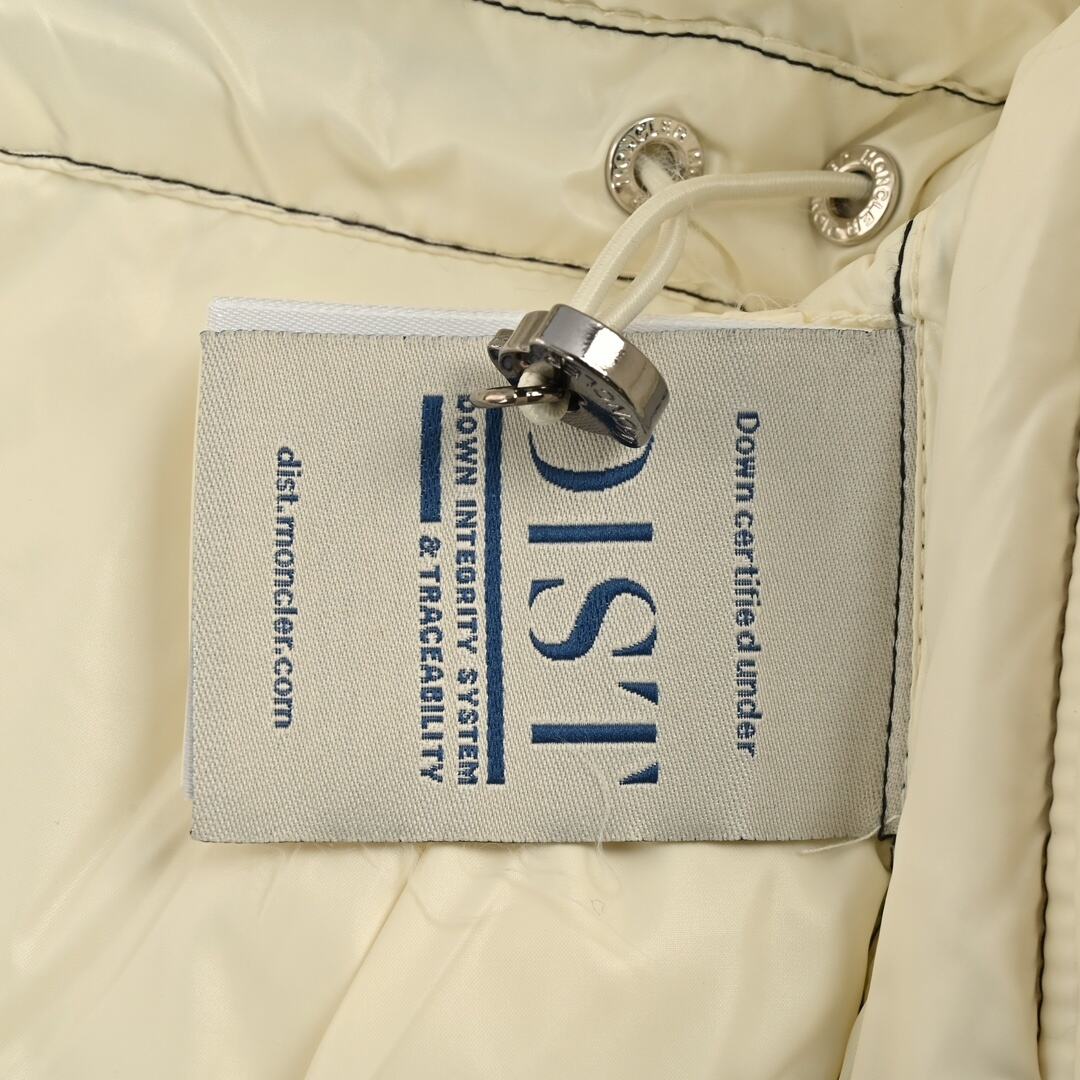 Moncler 24Fw terry embroidery patch lettering down jacket