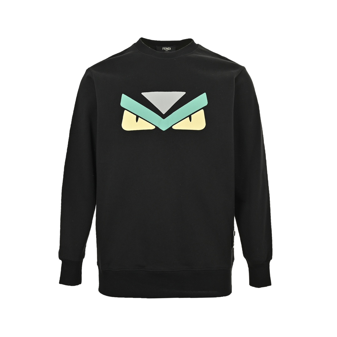 Fendi 24Fw Monster Eyes Crew Neck Sweatshirt