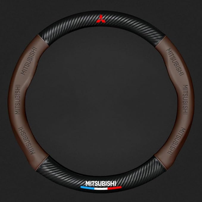 Leather Car Steering Wheel Cover