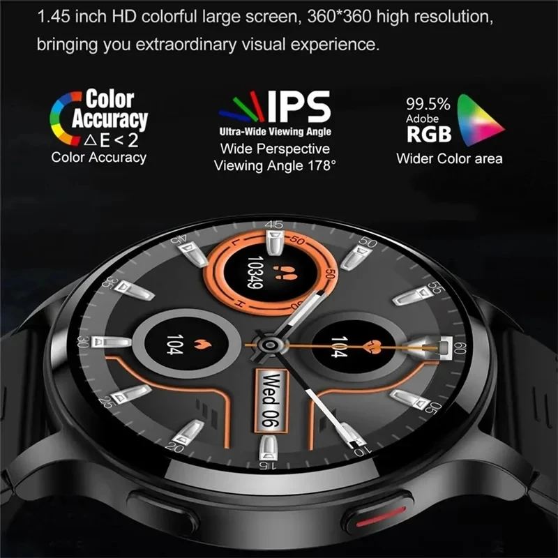 New women's smartwatch Women's Health Heart rate Sleep Monitor HD Bluetooth Call HD screen IP68 waterproof for Huawei Xiaomi